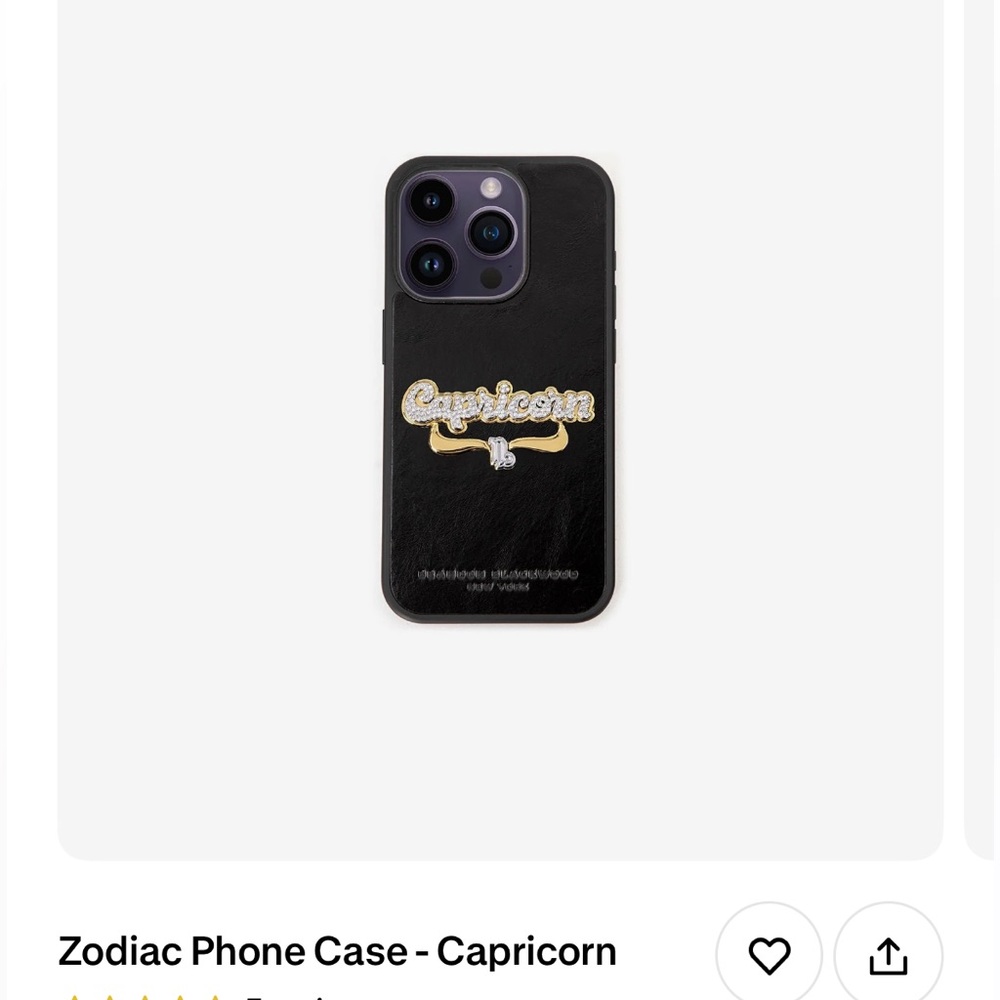 NWT Brandon Blackwood New York Capricorn Zodiac iPhone 14 Pro Case ♑️